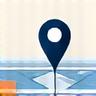Icono de mapa con pin